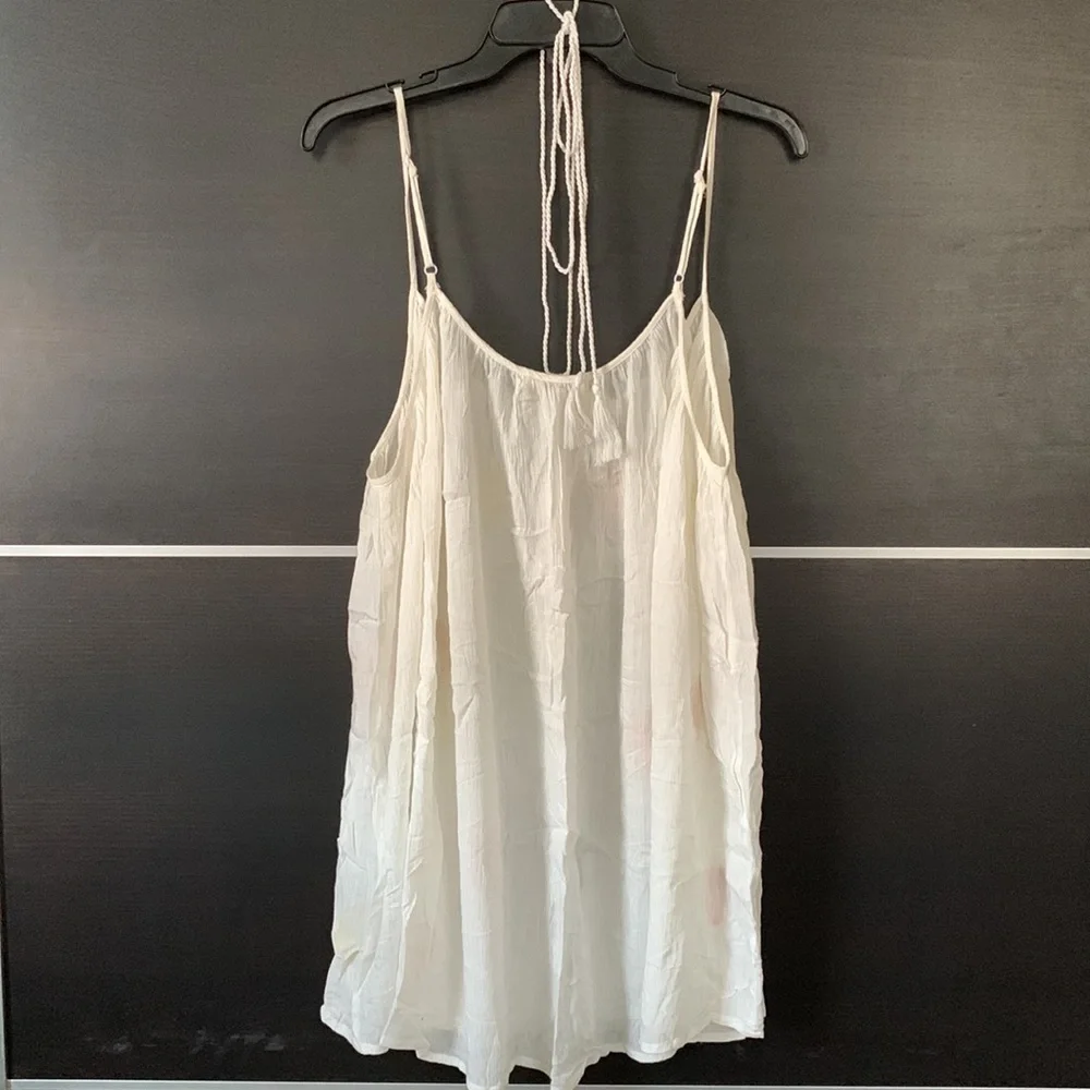 Francesca’s Collection White Cactus Swim Coverup